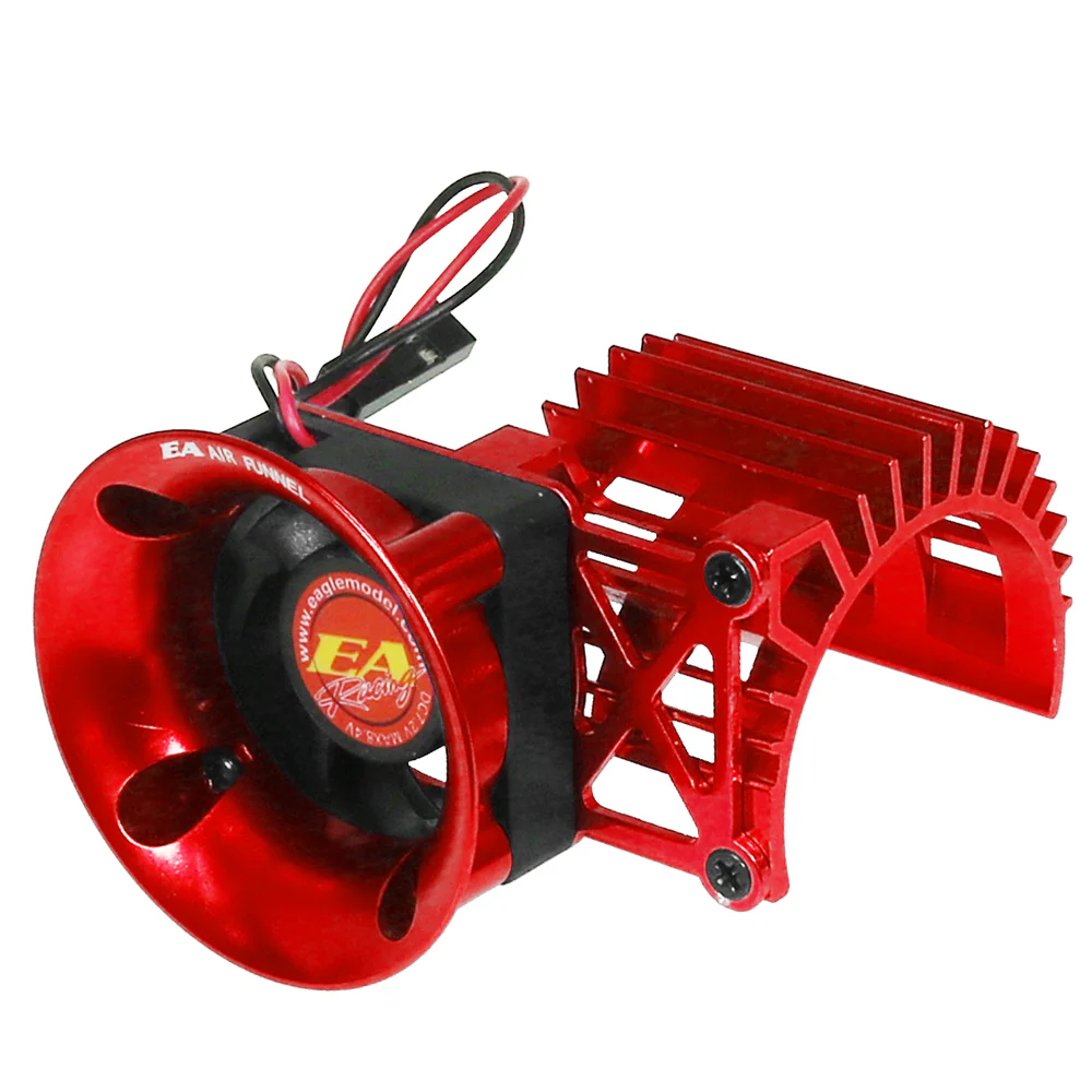 Air Funnel Fan Shroud - Velocity Stack Aluminum Anodized Mount Cover (VER 1) [Eagle Racing] FAF30 FAF25 - Image 3