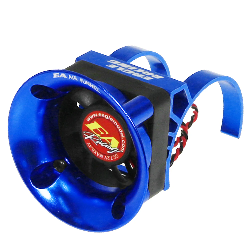 Air Funnel Fan Shroud - Velocity Stack Aluminum Anodized Mount Cover (VER 1) [Eagle Racing] FAF30 FAF25 - Image 4