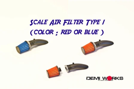 Air Intake Filter KN Style (Red, Blue, Green) [Demi Works] DWAF1