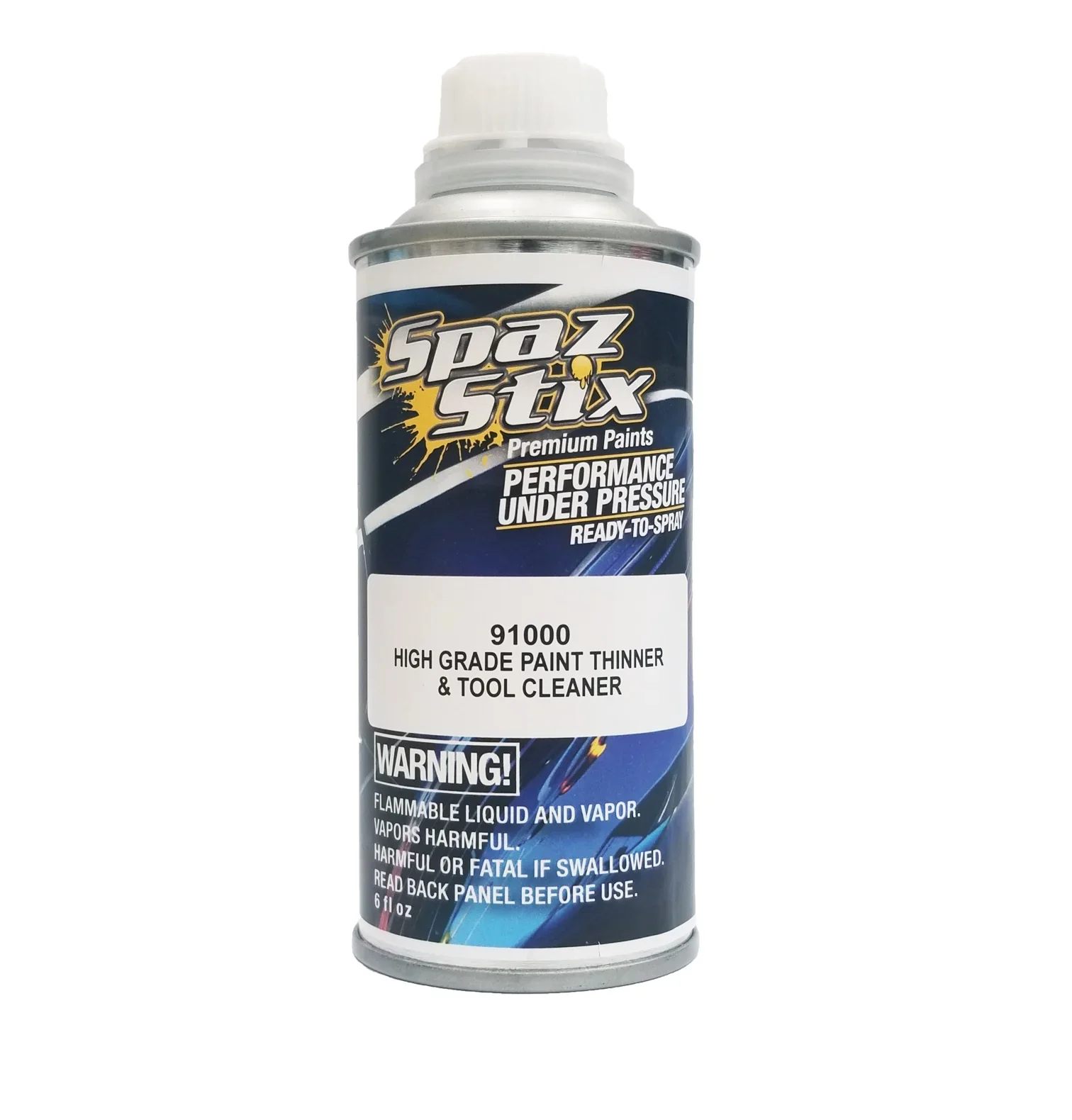 Airbrush Tool Wash - Lacquer Thinner, 6oz  [Spaz Stix] SZX91000