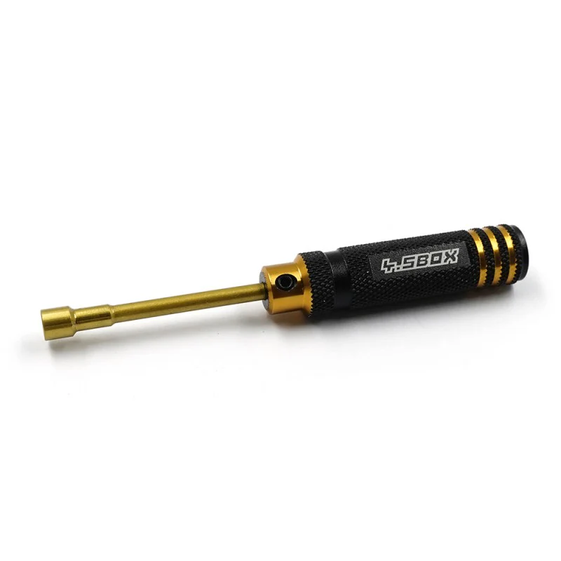Aluminum 4.5mm Lock Nut Driver Black Gold 4.5mm (wheel tool for nut) Mini-Z [Yeah Racing] YT-0250BK/GD
