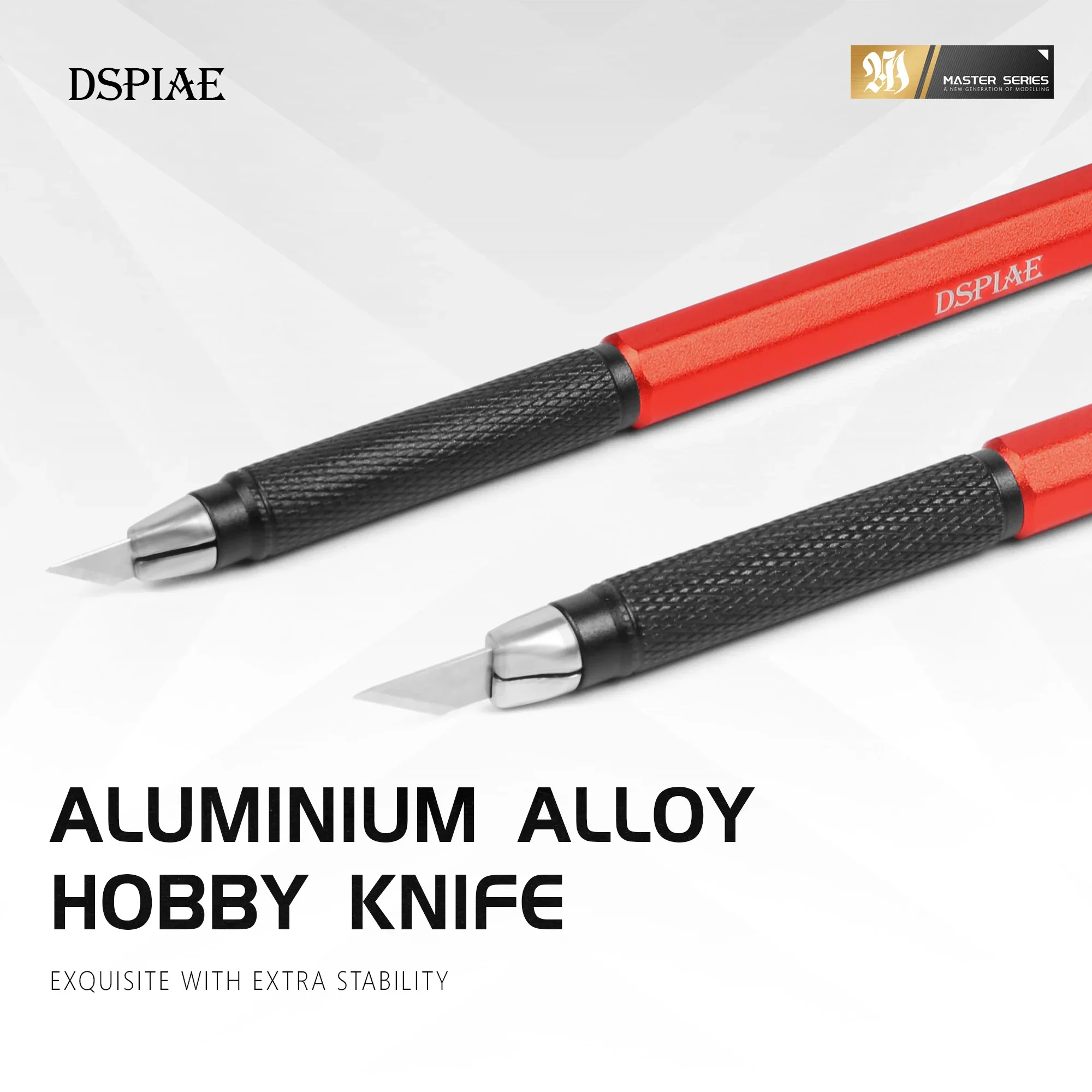 Aluminum Alloy Hobby Craft Knife (Broad and Narrow Blades Type) [DSPIAE] AT-DK02 - Image 2
