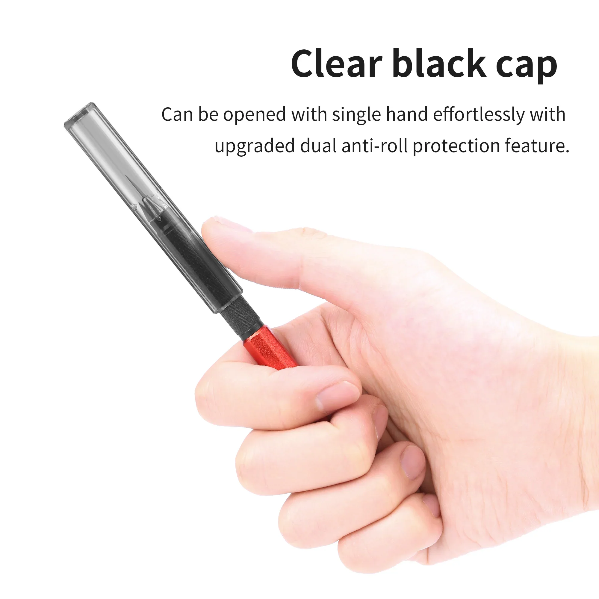 Aluminum Alloy Hobby Craft Knife (Broad and Narrow Blades Type) [DSPIAE] AT-DK02 - Image 5