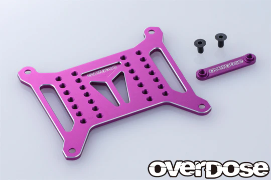 Aluminum BATTERY PLATE Set Type-2 for GALM (RED PURPLE BLACK)  [Overdose] OD3814 OD3815 OD3816 - Image 4