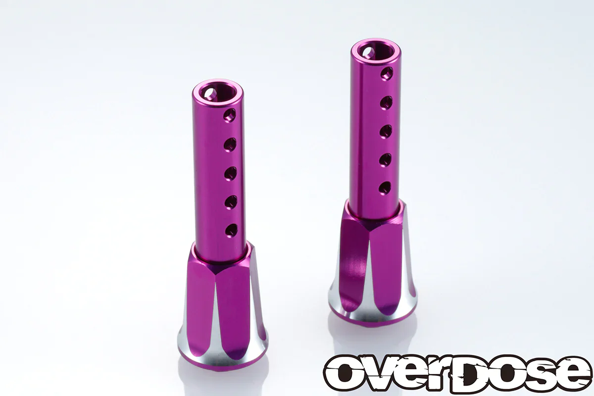 Aluminum BODY POST FRONT Mount Set for GALM - GALM v2 (PURPLE)  [Overdose] OD2660B