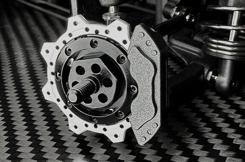 Aluminum Brake Disc Type Front Axle Type R for RDX (4.5mm, 2 pieces) Wheel Hub [Reve D] D1-010FDR - Image 2