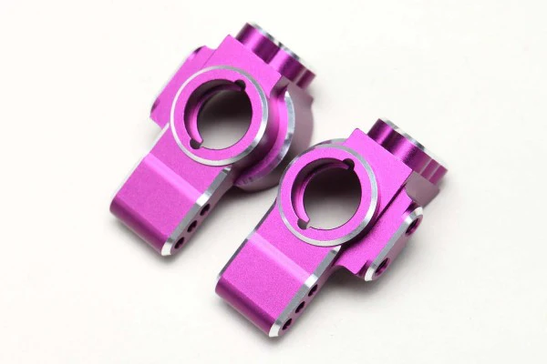 Aluminum Chamfered Rear Uprights Knuckles for SD / RD (Black Red Purple Blue) [Yokomo] RD-415AR - Image 2