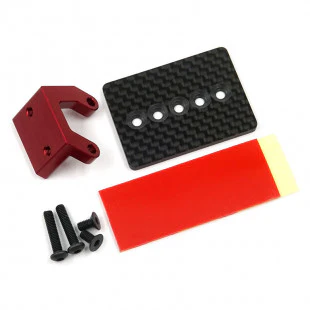 Aluminum ESC Rear Mount Set Red [MST] 210639R