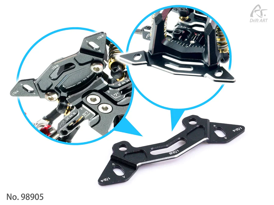 Aluminum Front Bumper For DA4/DA3/DA2 DriftArt4 [Drift Art] 98905 - Image 2