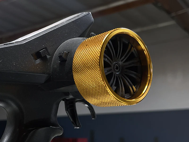 Aluminum (GOLD) Steering Grip for FUTABA 3PV 4PM 4PV 4PX 7PX  7PXR [ Scale Reflex ] 862050