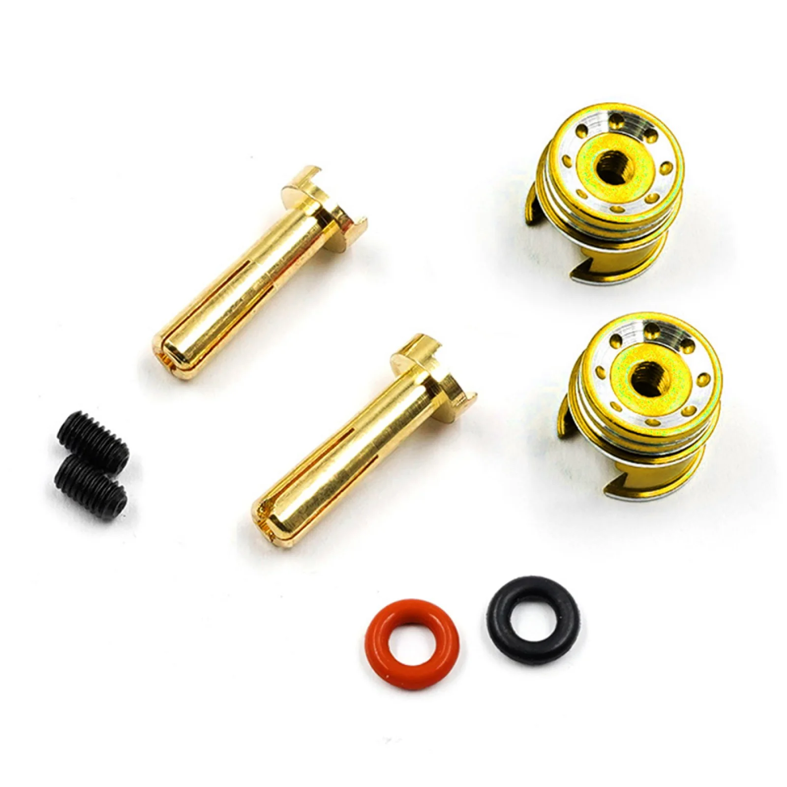 Aluminum Grip - 4mm / 5mm Bullet Plugs for Battery (from ESC) Gold Blue Red Purple Black [Yeah Racing] WPT-0160 WPT-0159 - Image 7