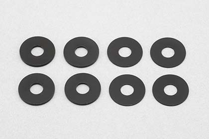 Aluminum Hex Tread Spacers (Black) 0.5 mm, 1.0 mm HUB SPACERS[Yokomo] ZS-011TSBA