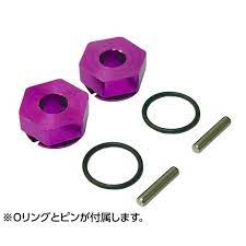 Aluminum NEO Hex Hubs Set (Black, Purple, Red) 2pc [Topline RC] TP-642 TP-643 TP-644 TP-656 - Image 2