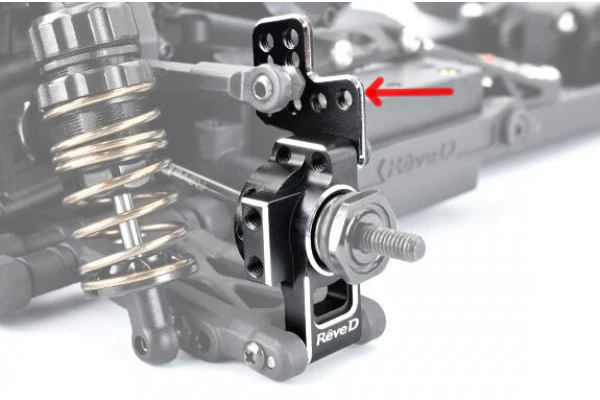 Aluminum PLATE for RD-012S Rear Hub Carrier (SE PROCESSING) [Reve D] RD-012P1S - Image 2