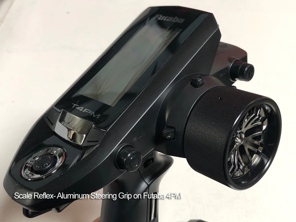Aluminum (PURPLE) Steering Grip for FUTABA 3PV 4PM 4PV 4PX 7PX  7PXR [ Scale Reflex ] 862500 - Image 3