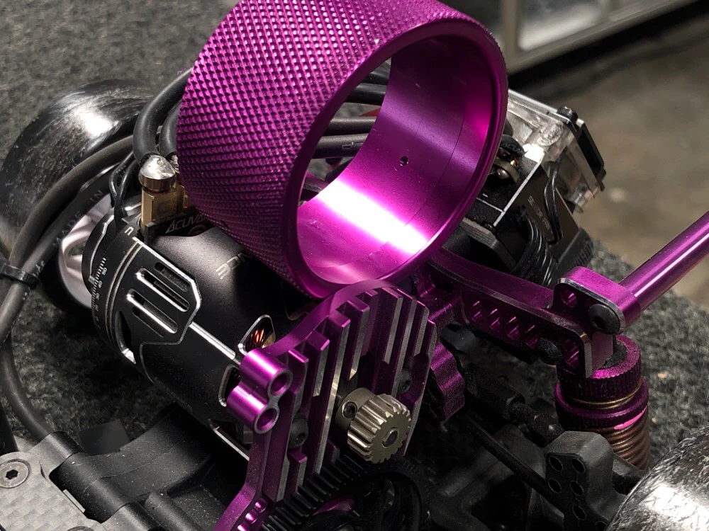 Aluminum (PURPLE) Steering Grip for FUTABA 3PV 4PM 4PV 4PX 7PX  7PXR [ Scale Reflex ] 862500 - Image 4