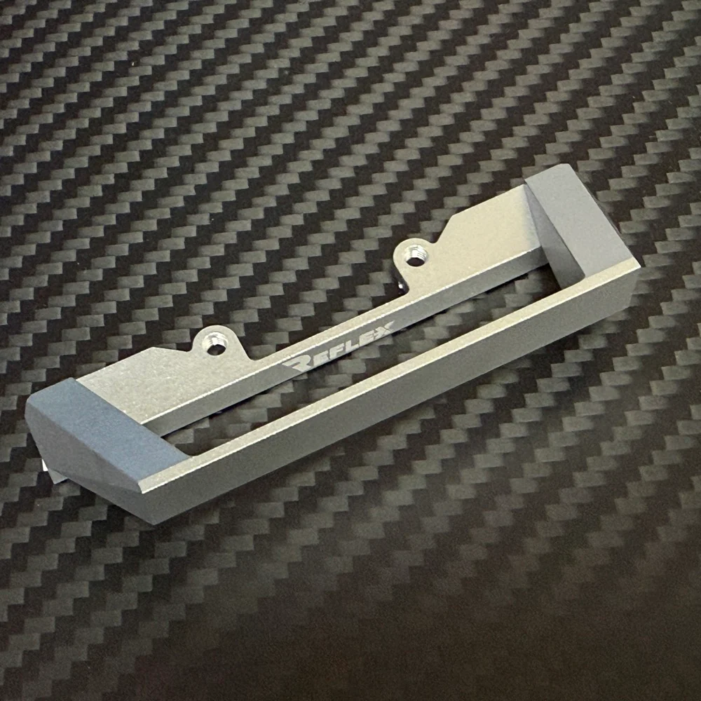 Aluminum Rear Bumper RD YD2 (Fits GALM  RER) SILVER [Scale Reflex] 865102 - Image 2