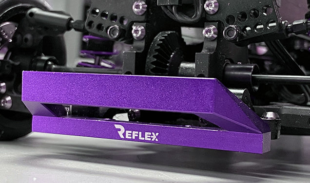 Aluminum Rear Bumper RD YD2 (Fits GALM  RER) PURPLE [Scale Reflex] 865110