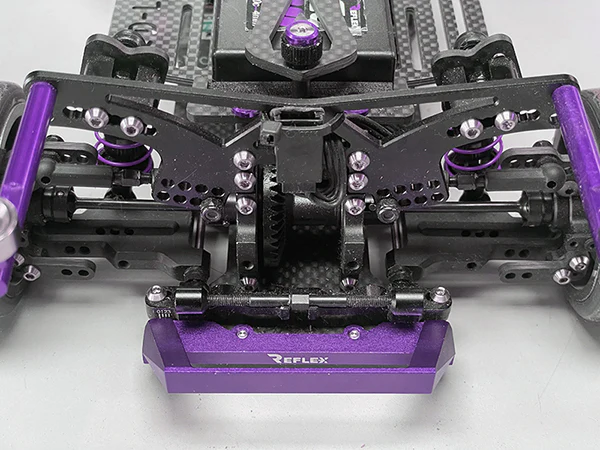 Aluminum Rear Bumper RD YD2 (Fits GALM  RER) PURPLE [Scale Reflex] 865110 - Image 6