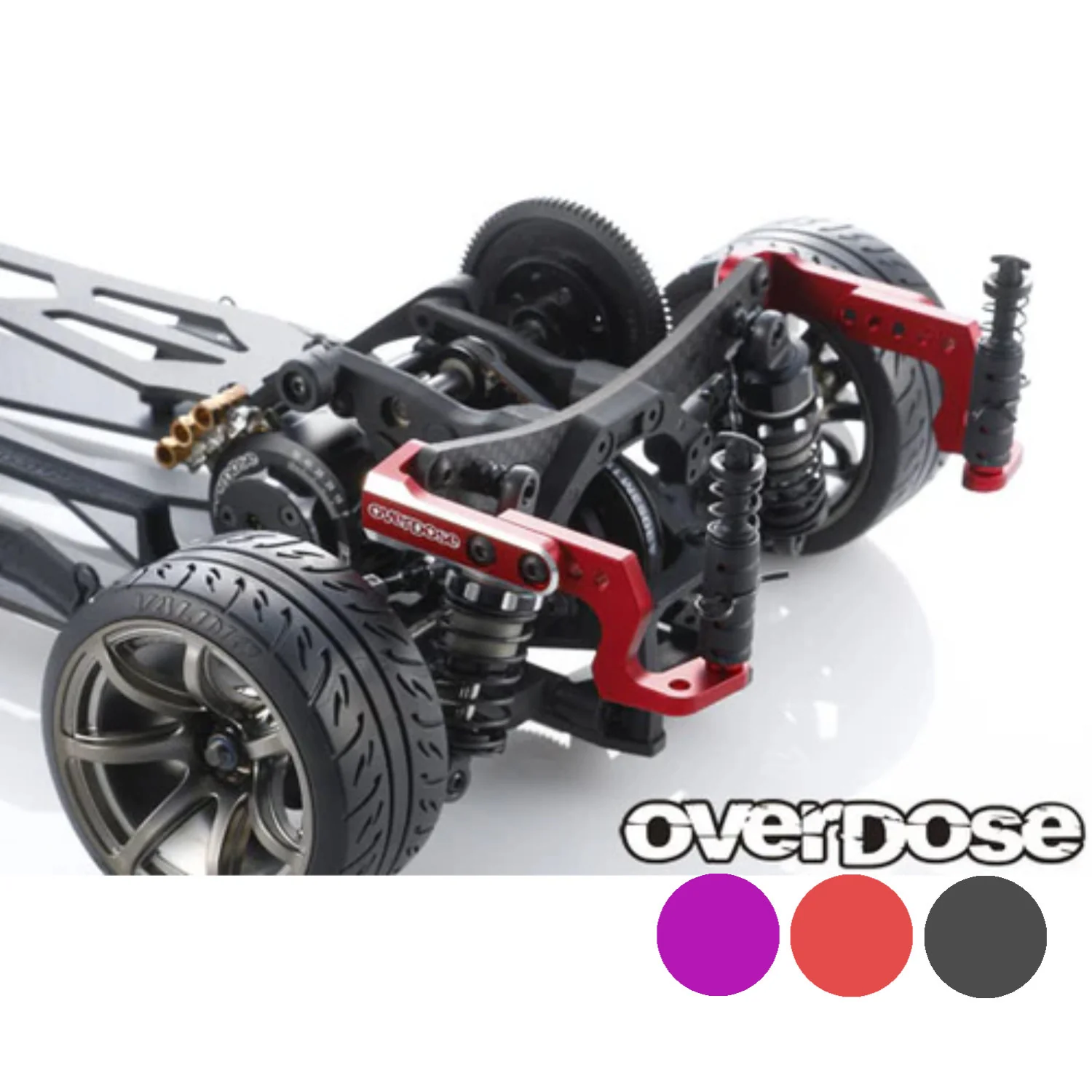 Aluminum Rear Mount Set for GALM v2 (RED, BLACK, PURPLE)  [Overdose] OD2885 OD2884 OD2883