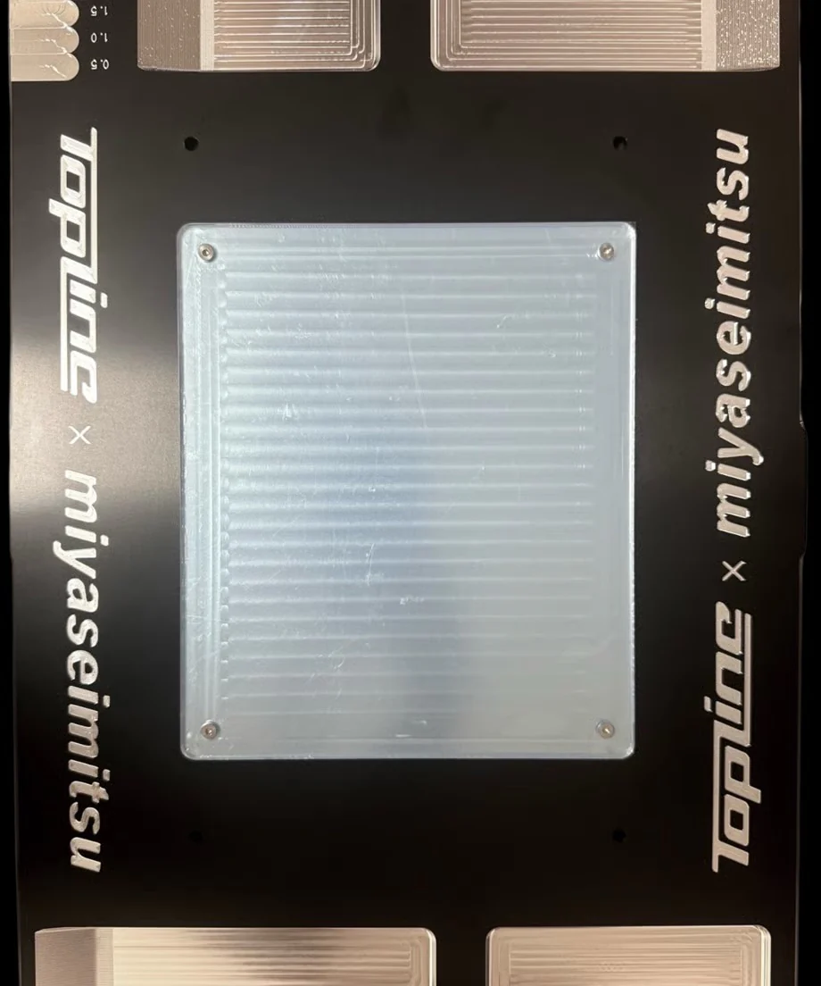 PREORDER: Aluminum Setting Board / Black (TOPLINE x Miyaseimitsu) [Topline] TP-647