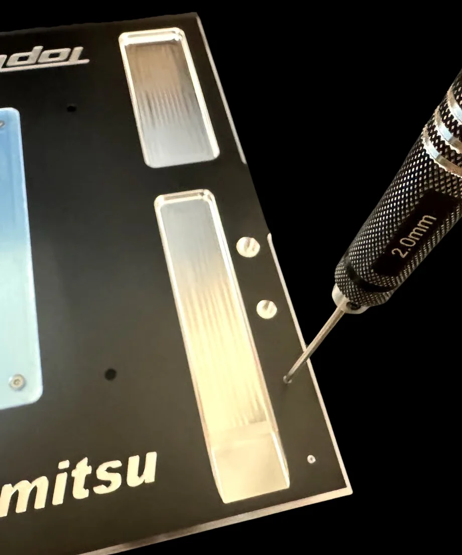 PREORDER: Aluminum Setting Board / Black (TOPLINE x Miyaseimitsu) [Topline] TP-647 - Image 3