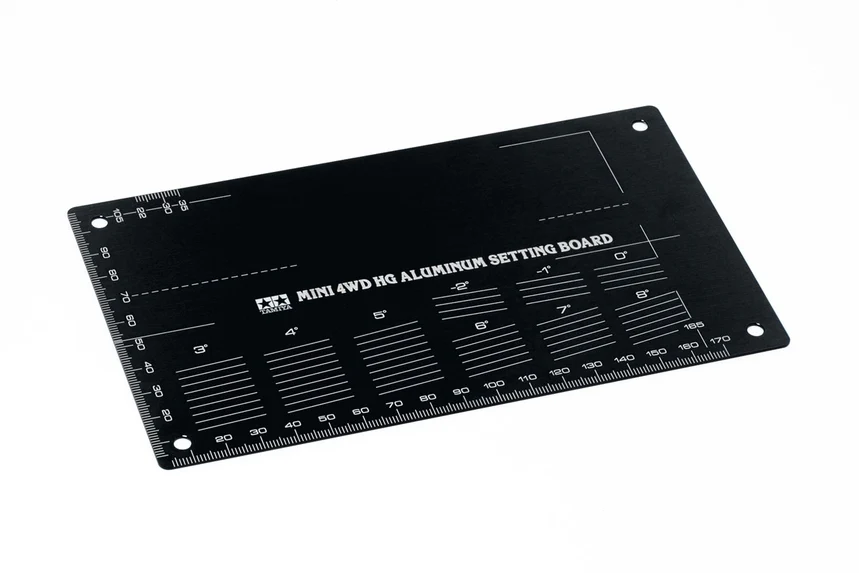 Aluminum Setting Board (Mini 4WD) (BLACK) [Tamiya] 95507