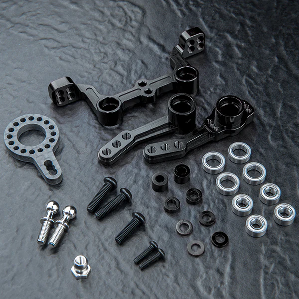RMX RRX FMX MRX Aluminum Steering Racing Assembly (BLACK) [MST] 210700BK