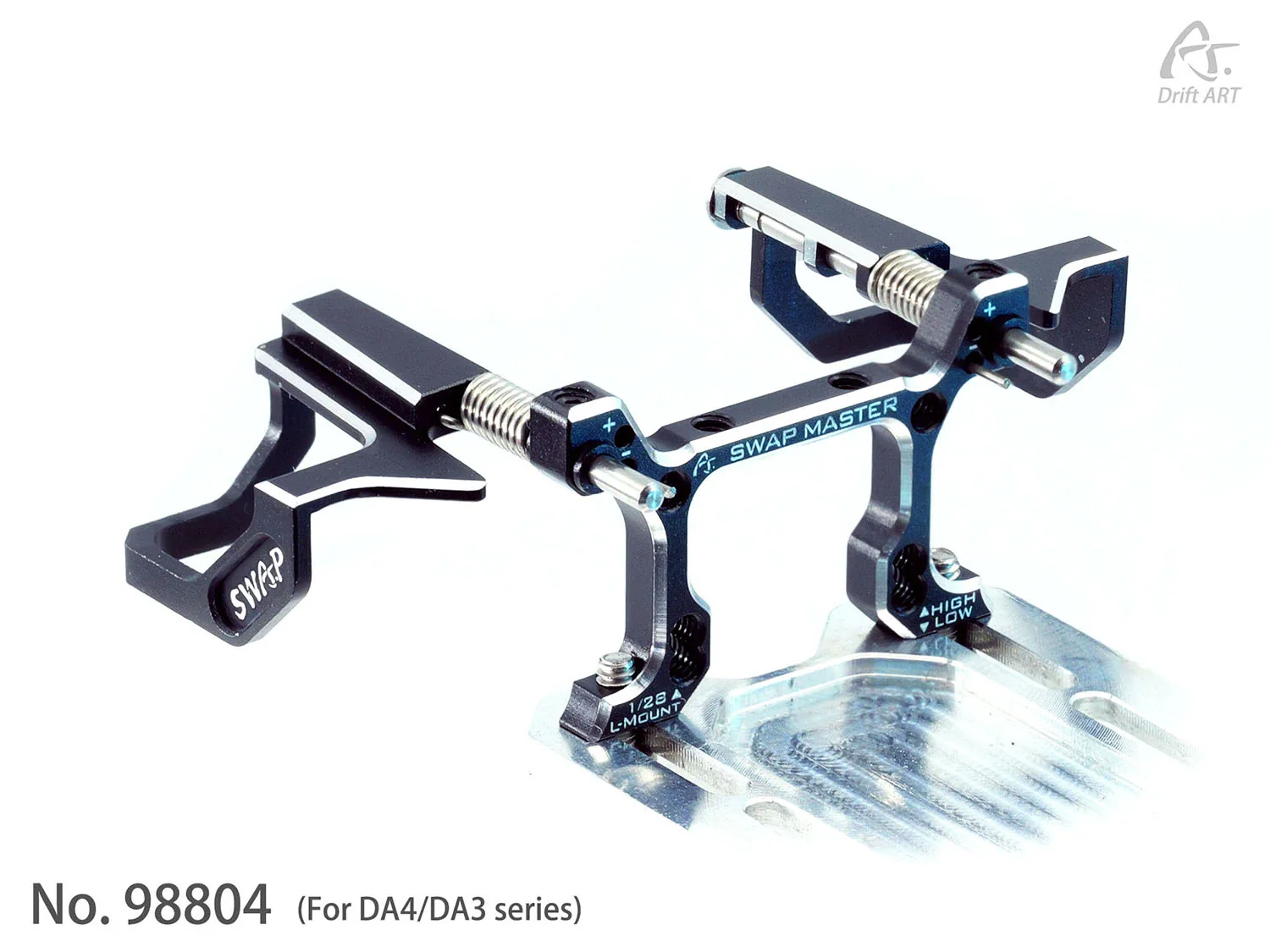 Aluminum Swap Master Expandable Battery Holder Inspired By Supercars For DA3 DA4 DriftArt4  [Drift Art] 98804