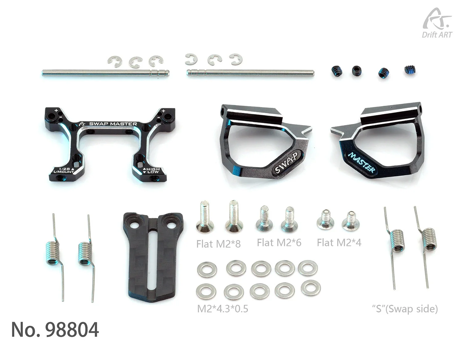Aluminum Swap Master Expandable Battery Holder Inspired By Supercars For DA3 DA4 DriftArt4  [Drift Art] 98804 - Image 2
