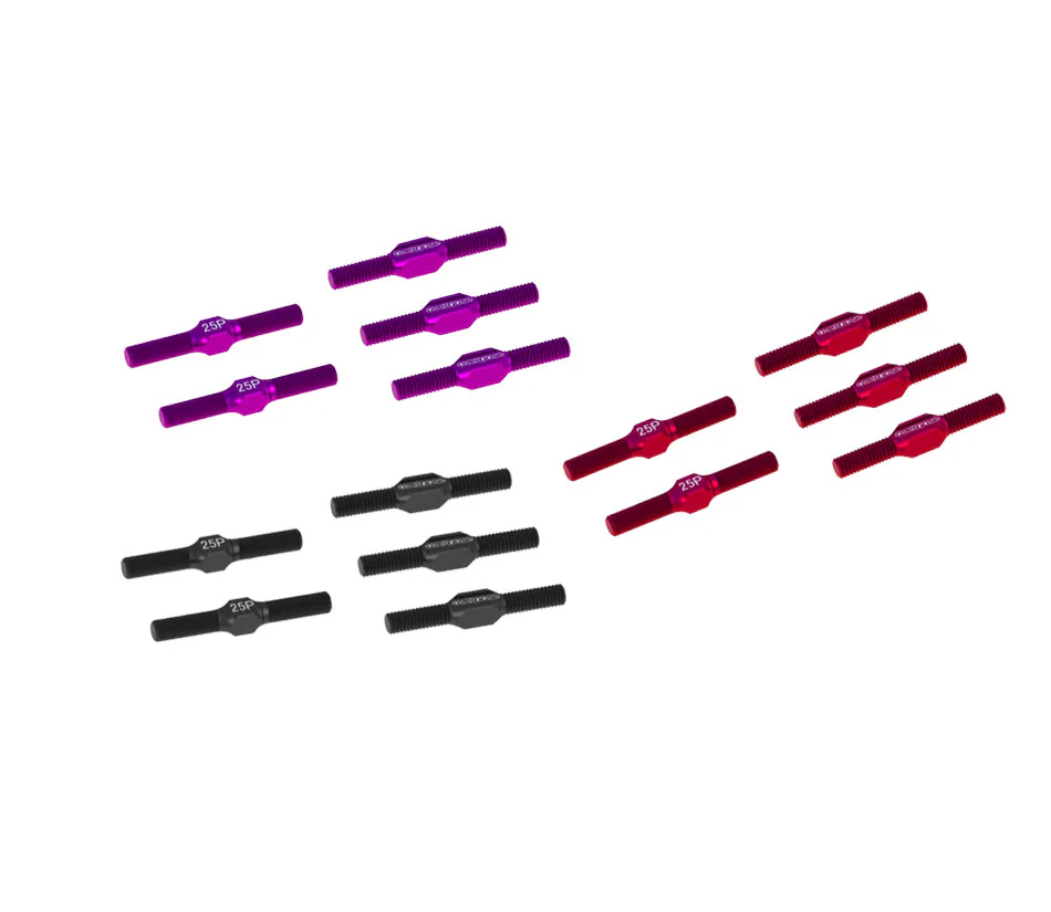 Aluminum Turnbuckle Set for GALM (RED PURPLE BLACK) [OVERDOSE] OD2810 OD2811 OD2812