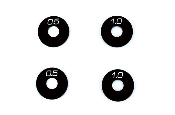 Aluminum Wheel Hub Spacer 0.5mm 1.0mm Set [Reve D] D1-011S