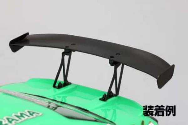 Aluminum Wing Stay (Black）- High Stand [Yokomo] D-057A - Image 2