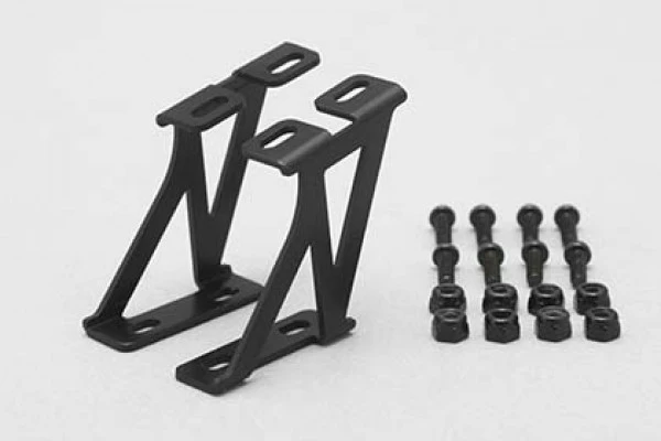 Aluminum Wing Stay (Black）- Mid Stand [Yokomo] D-057MA
