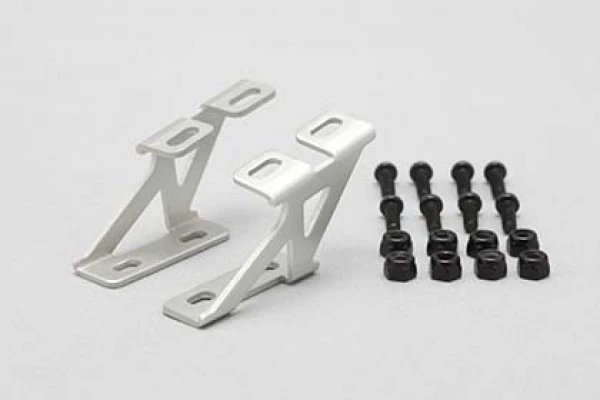 Aluminum Wing Stay (Silver）- Low Stand [Yokomo] D-056LA