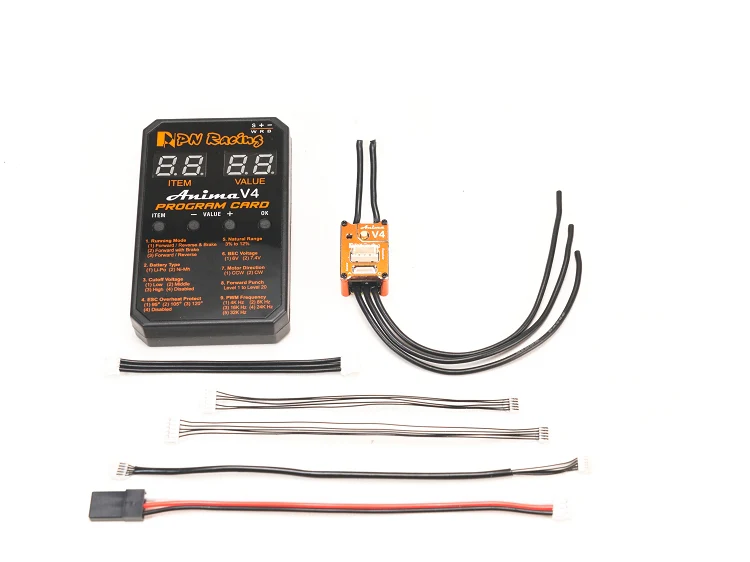 Orange Anima V4 Bluetooth 30A 1-28 Sensored Brushless ESC (Micro Mini-Z) [PN Racing] 500840