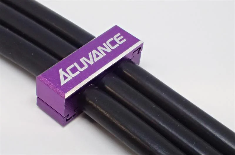 Anodized Aluminum Wire Clamp - Crimp E-Joint Holder RED PURPLE BLACK 12 Gauge 12ga [Acuvance] 15106 15107 15108 - Image 4
