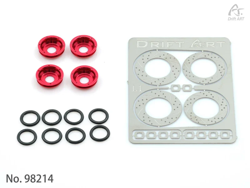 ART Aluminum Simulation 3D Brake Discs Plus For DA3 DA2 [Drift Art] 98214