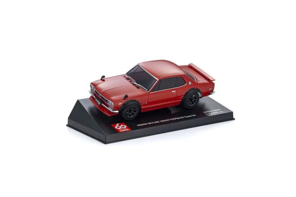 ASC MA-020 NISSAN SKYLINE 2000GT-R (KPGC10) Tuned Ver. Red 60th Anniversary Mini-Z AWD 1-28 Painted Body Auto Scale Collection [Kyosho] MZP466R60