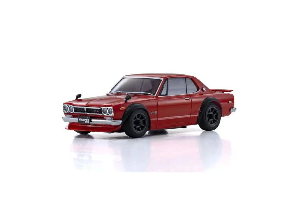 ASC MA-020 NISSAN SKYLINE 2000GT-R (KPGC10) Tuned Ver. Red 60th Anniversary Mini-Z AWD 1-28 Painted Body Auto Scale Collection [Kyosho] MZP466R60 - Image 2