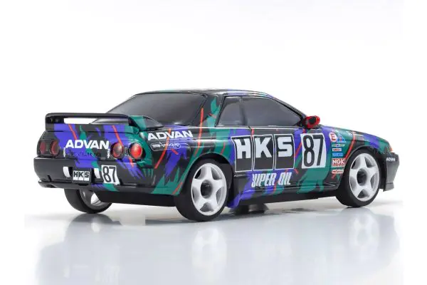MINI-Z Racer AWD MA-020 HKS Nissan Skyline (R32 GT-R) 1993 #87 Readyset RTR (Ready to Run) [KYOSHO] 32641RBK - Image 3