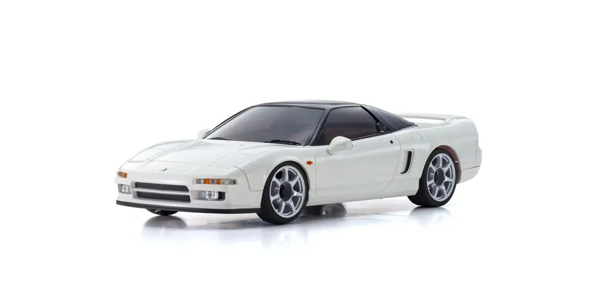 ASC MR-03N-RM Honda NSX White Mini-Z RWD 1-28 Painted Body Auto Scale Collection [Kyosho] MZP158W