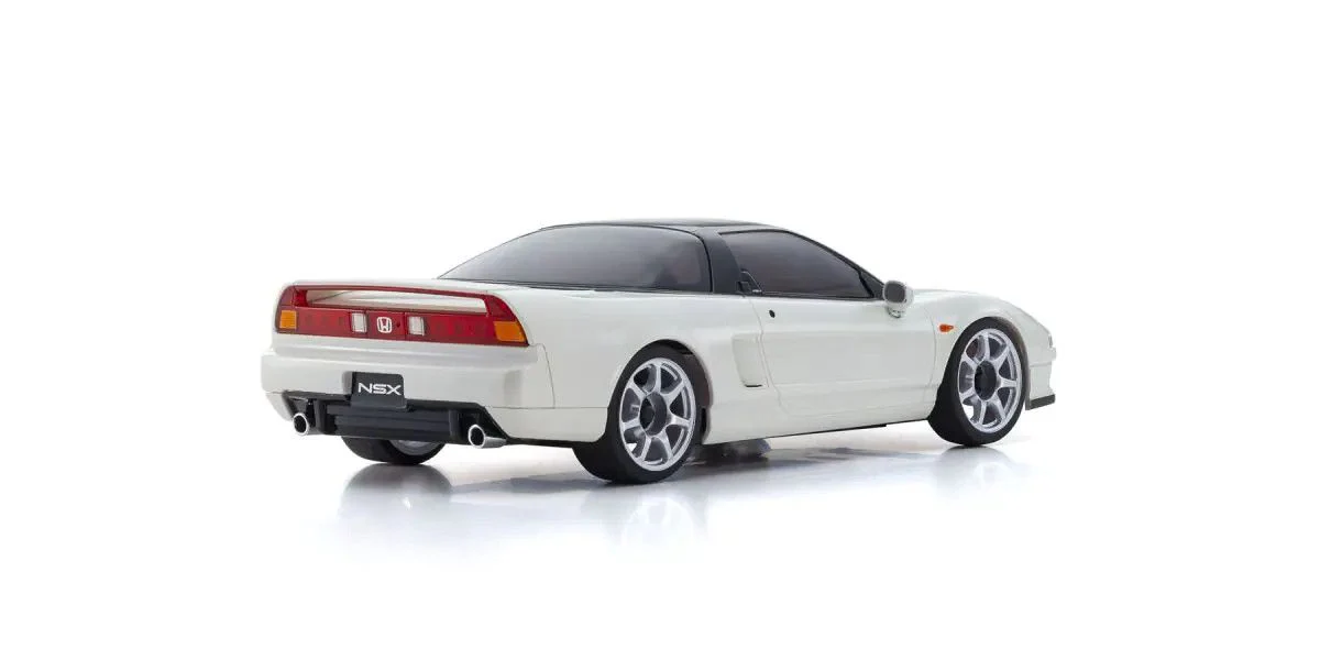 ASC MR-03N-RM Honda NSX White Mini-Z RWD 1-28 Painted Body Auto Scale Collection [Kyosho] MZP158W - Image 2
