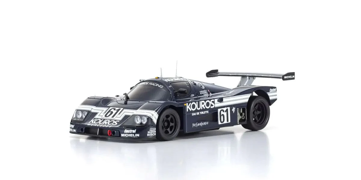 ASC MR04W-LM Sauber-Mercedes Gruppe-C-Rennsportwagen C9, Nr.61, LM1988 Mini-Z RWD 1-28 Painted Body Auto Scale Collection [Kyosho] MZP345KR