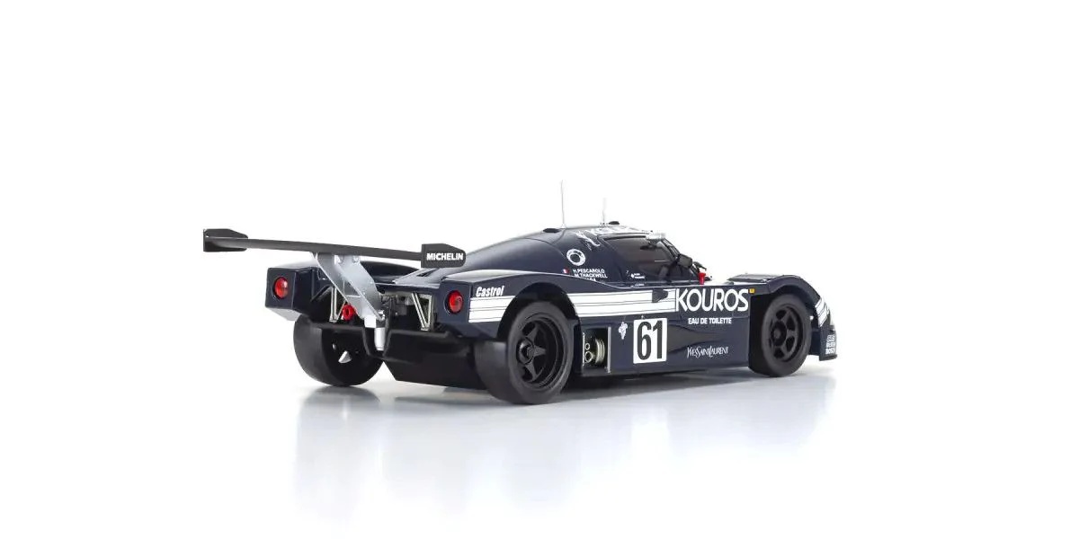 ASC MR04W-LM Sauber-Mercedes Gruppe-C-Rennsportwagen C9, Nr.61, LM1988 Mini-Z RWD 1-28 Painted Body Auto Scale Collection [Kyosho] MZP345KR - Image 2