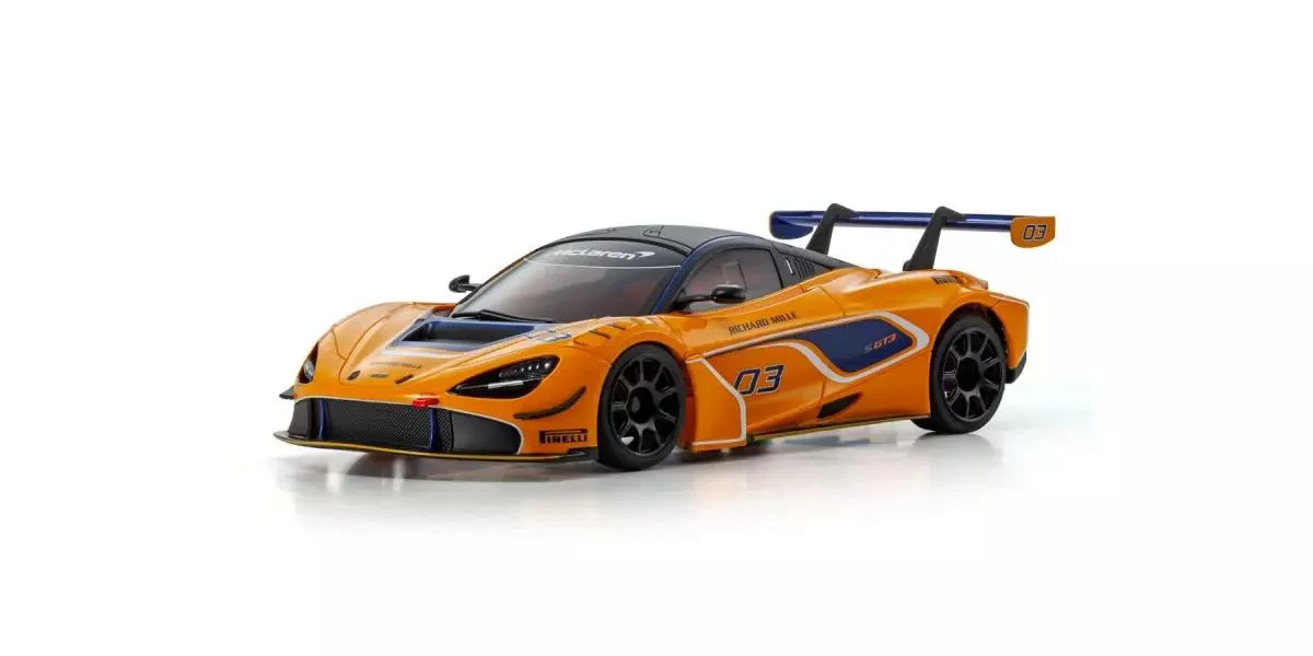 ASC MR04W-MM McLaren 720S GT3 #03 Orange Mini-Z RWD 1-28 Painted Body Auto Scale Collection [Kyosho] MZP255OR
