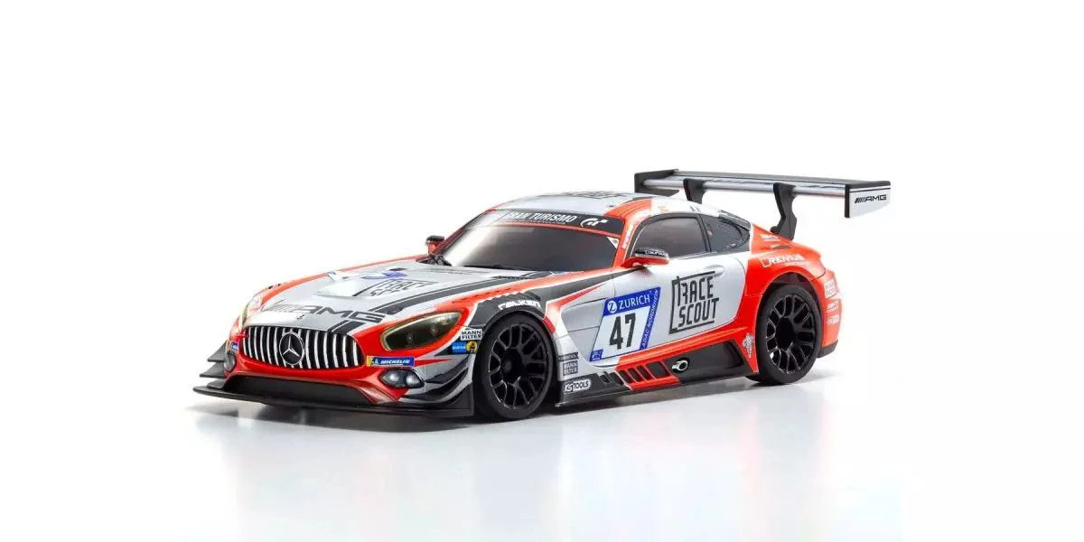 ASC MR04W-MM Mercedes-AMG GT3 No.47 24H Nurburgring 2018 Mini-Z RWD 1-28 Painted Body Auto Scale Collection [Kyosho] MZP257FRS