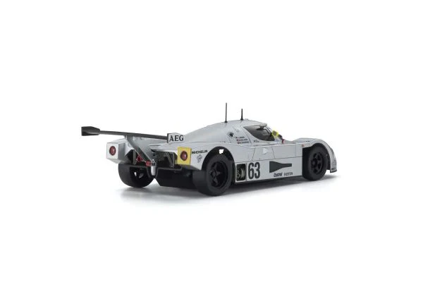 ASC SILVER Sauber-Mercedes Gruppe-C-Rennsportwagen C9, Nr.63, LM 1989 Mini-Z RWD 1-28 Painted Body Auto Scale Collection MR-03W-LM Body [Kyosho] MZP345S - Image 2