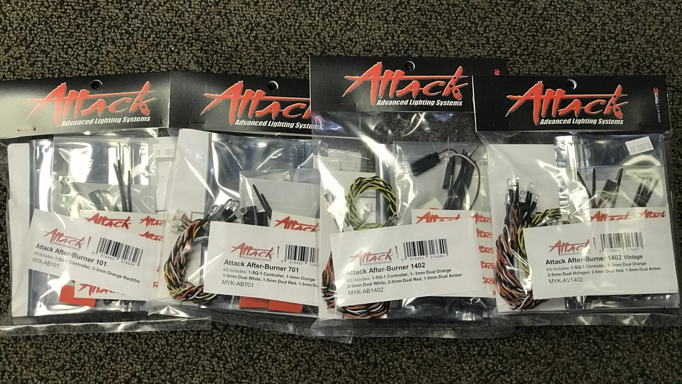 Attack After-Burner Backfire Lighting Systems (Back Fire light kits) 1-10 Drift Lights [MyTrickRC] MY TRICK RC - Image 2