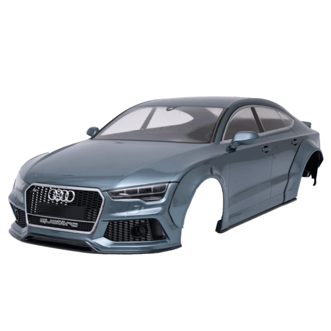 Audi RS7 WIDEBODY w- LIBERTY WALK LBWK Over Fenders 1-10 Drift Body Shell [RC ARLOS] AF-LBWKRS7